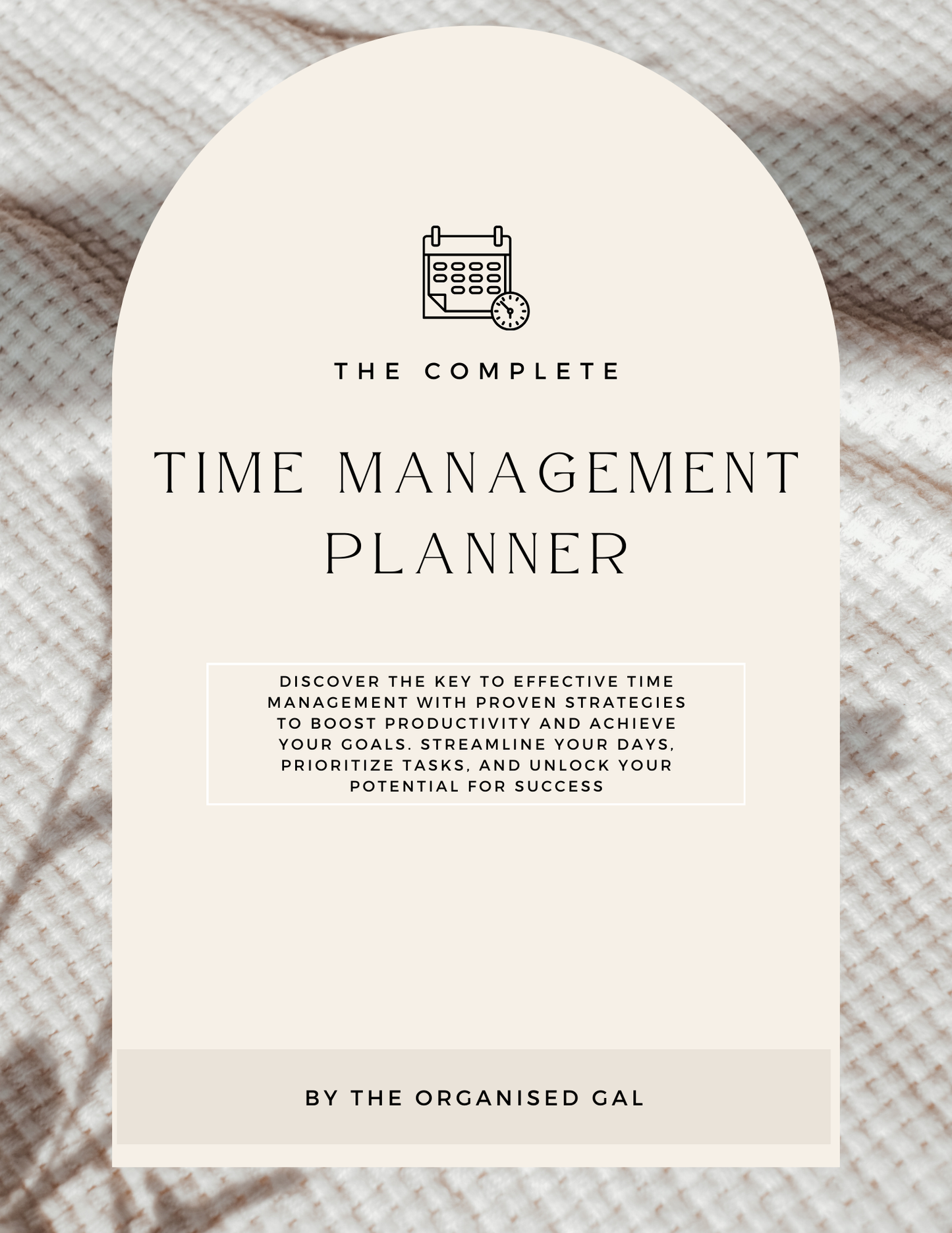 Effective Time Management Planner