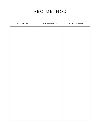 Effective Time Management Planner