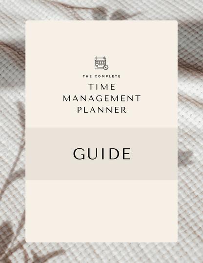 Effective Time Management Planner