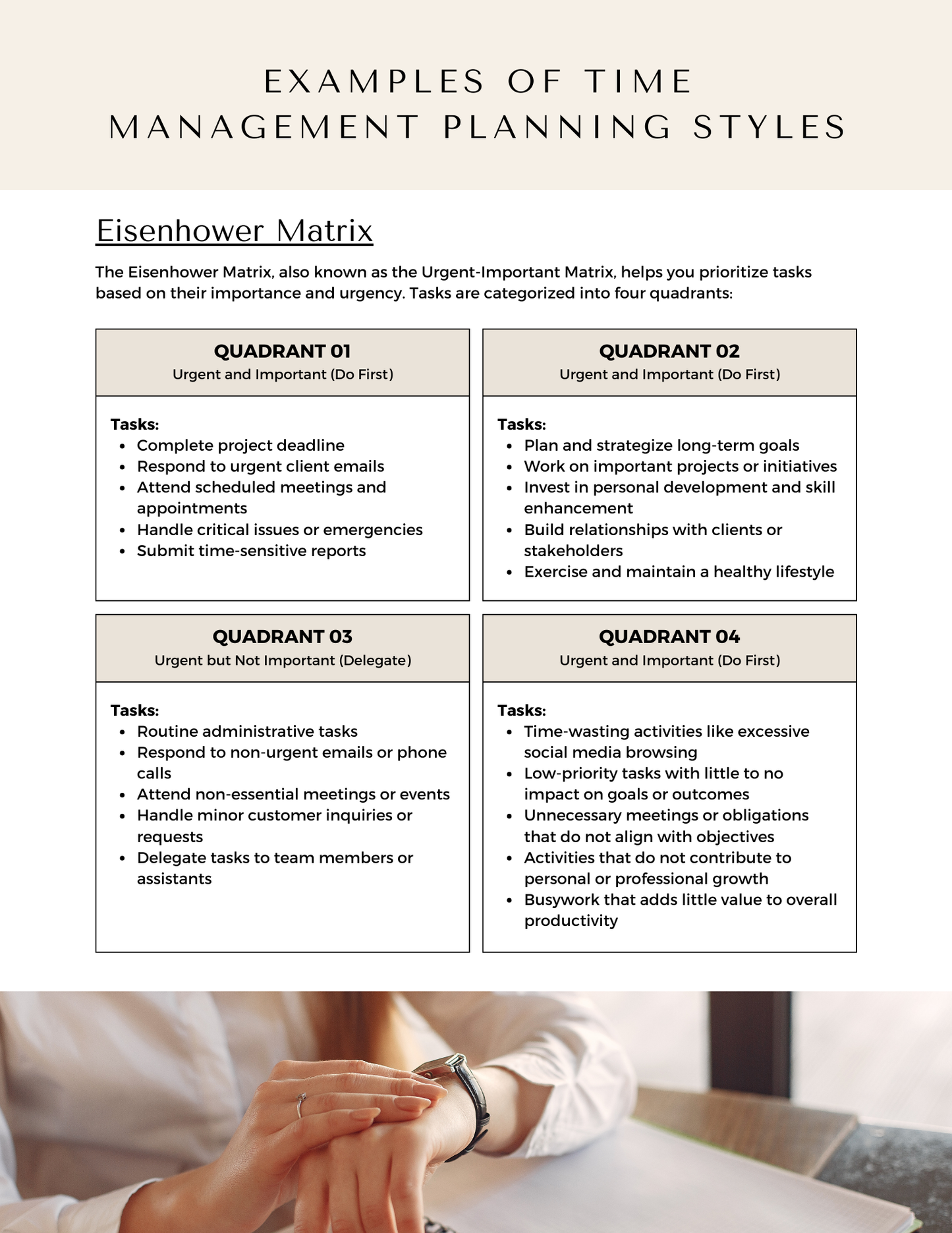 Effective Time Management Planner